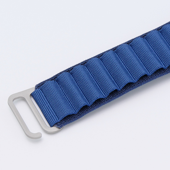 Nylonový řemínek pro Apple Watch 1/2/3/4/5/6/7/8/SE/ULTRA 42/44/45/49 mm, námořnicky modrý
