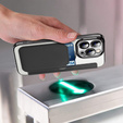 Klopové pouzdro pro iPhone 13 Pro Max, RFID Wallet MagSafe CamShield, černé