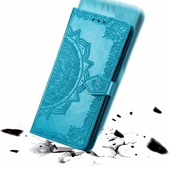 Klopové pouzdro pro Infinix Hot 40i, Mandala, modré