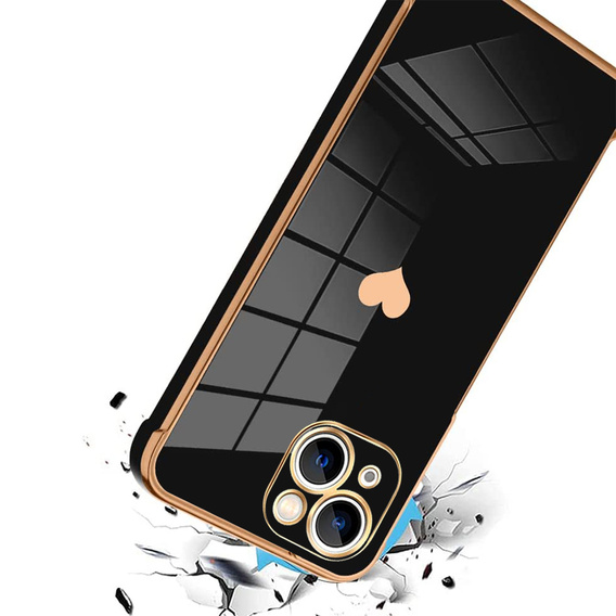 Pouzdro pro Apple iPhone 13, Electro heart, černé