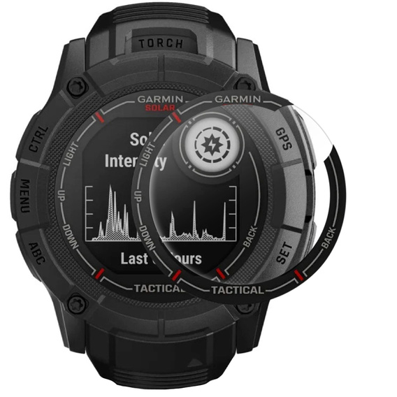 2x hybridní sklo ERBORD pro Garmin Instinct 2X