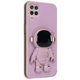 Pouzdro pro Samsung Galaxy A12 / M12 / A12 2021, Astronaut, fialové