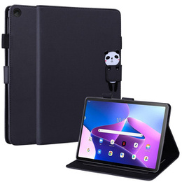 Pouzdro pro Lenovo Tab M10 Plus 10.6 Gen 3, s klopou, animal, černé