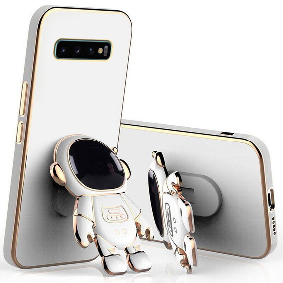 Pouzdro pro Samsung Galaxy S10 Plus, Astronaut, bílé