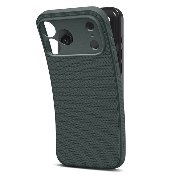 Pouzdro Spigen Liquid Air pro iPhone 17 Pro, Abyss Green