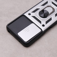 Pouzdro pro Xiaomi Redmi 12, CamShield Slide, stříbrné