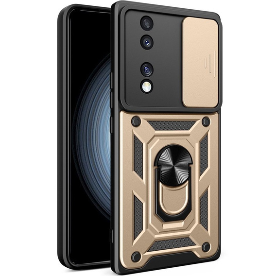 Pouzdro pro Honor 70 5G, CamShield Slide, zlaté