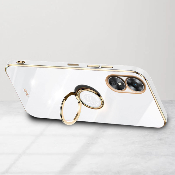 Pouzdro pro Oppo A17, Electro Ring, bílé