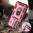 Pouzdro pro Samsung Galaxy A54 5G, CamShield Slide, růžové/ Bordó