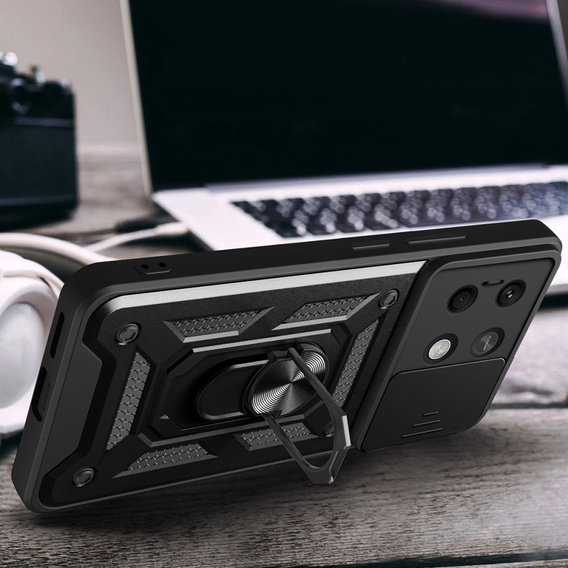 Pouzdro pro Xiaomi Redmi Note 13 5G, CamShield Slide, černé