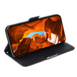Klopové pouzdro pro Samsung Galaxy A05s, Wallet, Cat, šedé