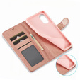 Klopové pouzdro pro Oppo A17, LC.IMEEKE, růžové rose gold