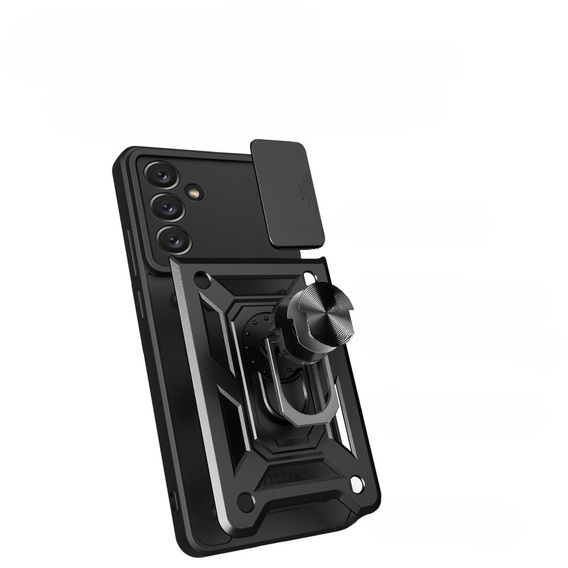 Pouzdro pro Samsung Galaxy A14 4G/5G, CamShield Slide, černé