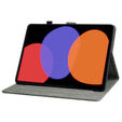 Pouzdro pro Xiaomi Pad 6, Wallet Pen Slot, šedé