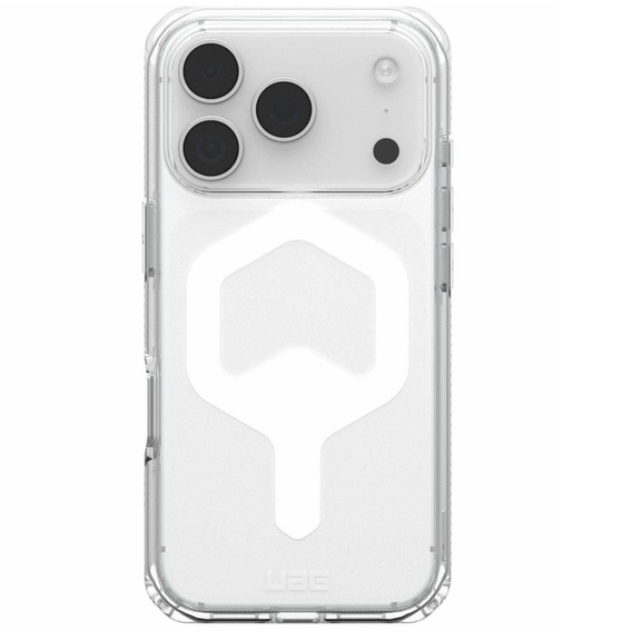 Pouzdro Urban Armor Gear pro iPhone 17 Pro Max, Plyo MagSafe, Ice/White