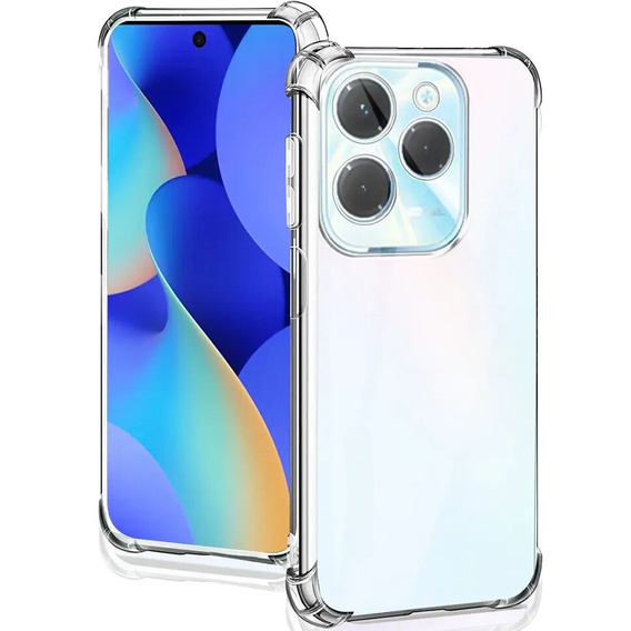 Pouzdro pro Infinix Hot 40i, Dropproof, průhledné