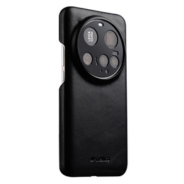 Pouzdro MELKCO pro Xiaomi 15 Ultra, kožené, černé