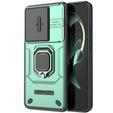 Pouzdro pro Xiaomi 13T / 13T Pro, KickStand Camera Lens, zelené