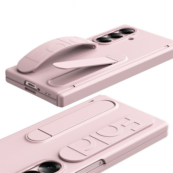 Pouzdro s rukojetí a stojánkem - růžové pro Samsung Galaxy Z Fold7