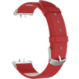 Kožený řemínek pro Samsung Galaxy Fit 3, červený