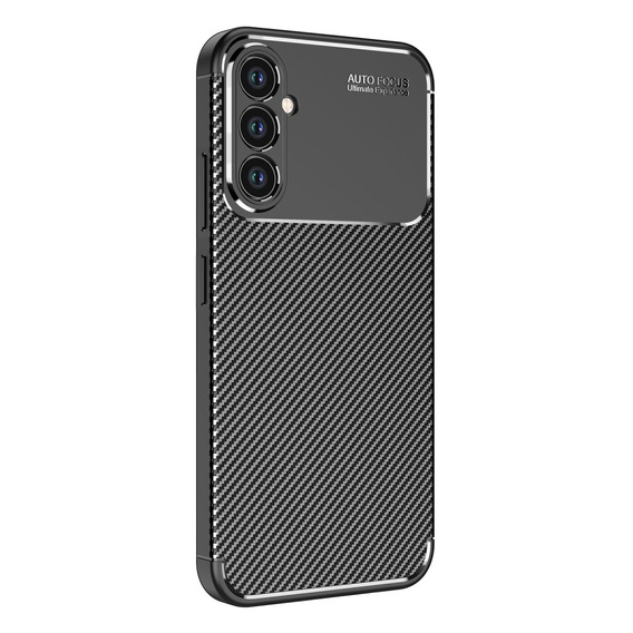 Silikonový obal pro Samsung Galaxy A17 5G, s ochranou fotoaparátu, černý