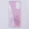 Pouzdro pro Oppo A58 4G, Glittery, růžové