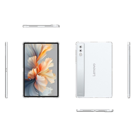Pouzdro pro Lenovo Yoga Tab Plus, silikonové, průhledné