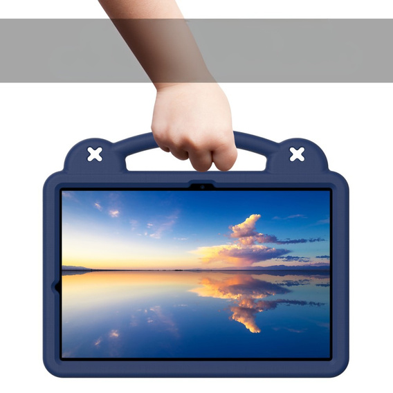 Dětské pouzdro pro Samsung Galaxy Tab S10+ Plus, Cute Patterns, se stojánkem, námořnicky modré