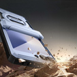 Pouzdro Tongate MECH s MagSafe pro Samsung Galaxy Z Flip7 FE / Z Flip6, modré