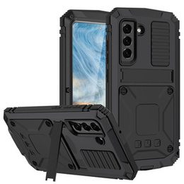 Pouzdro pro Samsung Galaxy S21 FE, R-JUST, pancéřované, černé