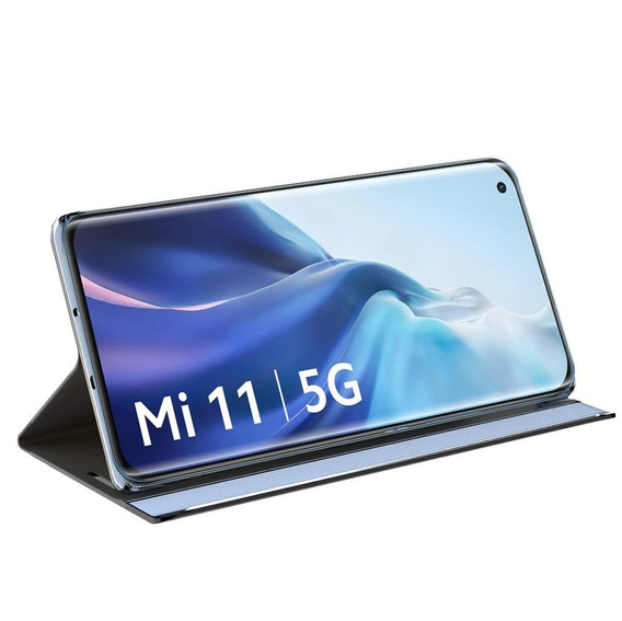Flipové pouzdro pro Xiaomi Mi 11, Side View, růžové