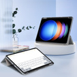 Pouzdro pro Xiaomi Pad 6S Pro 12.4, Smartcase Hybrid, se slotem na stylus, šedé
