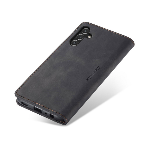 Pouzdro CASEME pro Samsung Galaxy A04S / A13 5G, Leather Wallet Case, černé