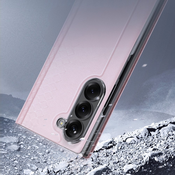 Pouzdro Dux Ducis pro Samsung Galaxy Z Fold7 5G, Bri, růžové