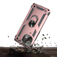 Pancéřové pouzdro pro Xiaomi Mi 11 Lite / Mi 11 Lite 5G / 11 Lite 5G NE, Nox Case Ring, růžové rose gold
