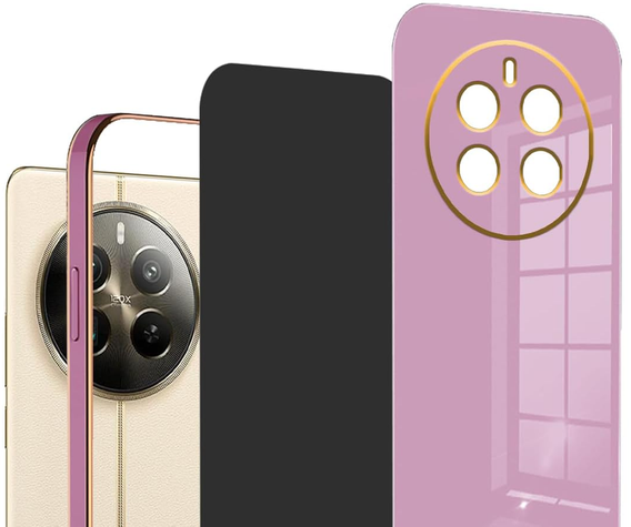 Pouzdro pro Realme 12 Pro 5G / 12 Pro+ 5G, Glamour CamShield, fialové