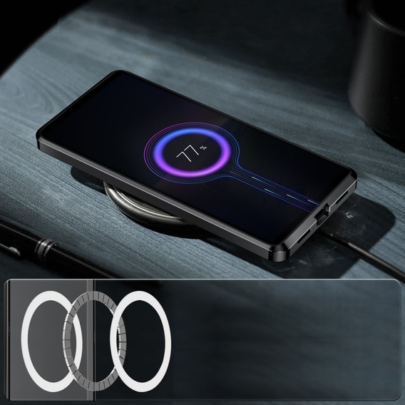 Ochranné pouzdro na fotoaparát pro Sony Xperia 5 V, CamShield MagSafe, transparentní / černé