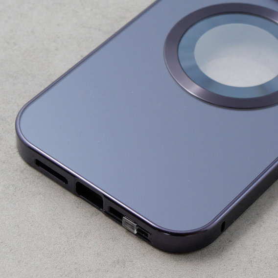 Pouzdro pro iPhone 13 Pro Max, Dual Glass, pro Magsafe, fialové