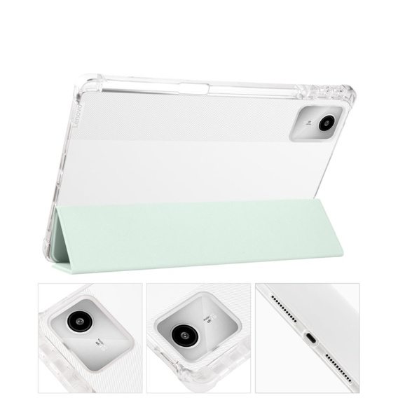 Pouzdro pro Lenovo Tab M11, Smartcase Hybrid, se slotem na stylus, světle zelené