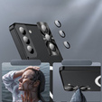 Ochranné pouzdro na fotoaparát pro Samsung Galaxy S21 FE 5G, CamShield MagSafe, transparentní / černé