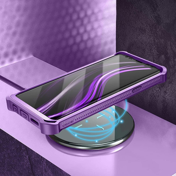 Pancéřové pouzdro pro Samsung Galaxy S9 Plus, Dexnor Full Body, fialové