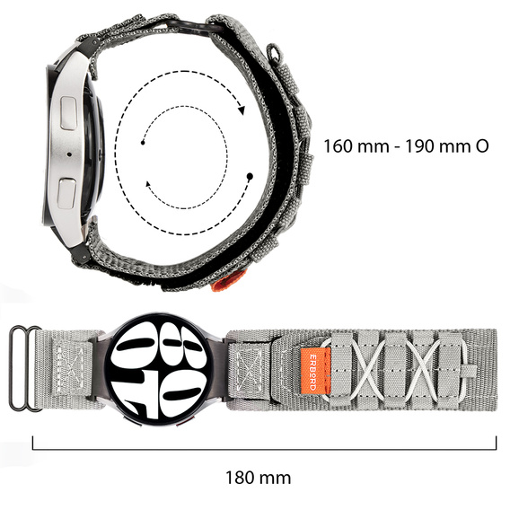 ERBORD Runner Nylonový řemínek pro Samsung Galaxy Watch 4/5/6/7