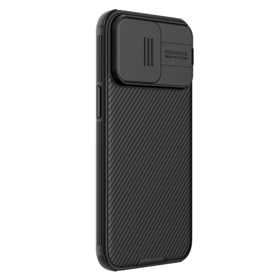 Pouzdro pro iPhone 15 Pro, obrněné Nillkin, CamShield Pro, černé