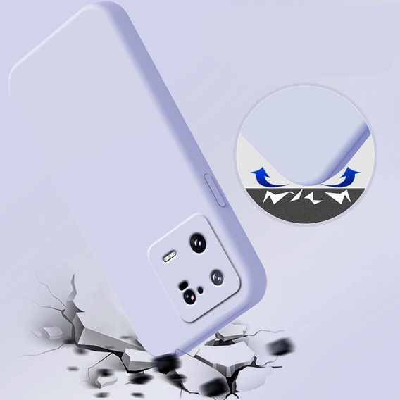 Pouzdro pro Xiaomi 13 Pro 5G, Silicone Lite, fialové