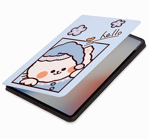 Flipové pouzdro pro Lenovo Tab M10 Plus 10.6 Gen 3 TB-125F TB-128F, blue cat