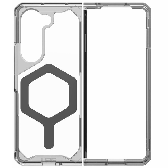 Pouzdro Urban Armor Gear pro Galaxy Z Fold 5 5G, Plyo MagSafe, průhledné / šedé