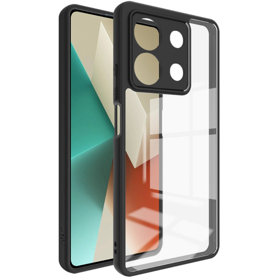 Pouzdro IMAK pro Xiaomi Redmi Note 13 5G, UX-9A Series, transparentní / černé