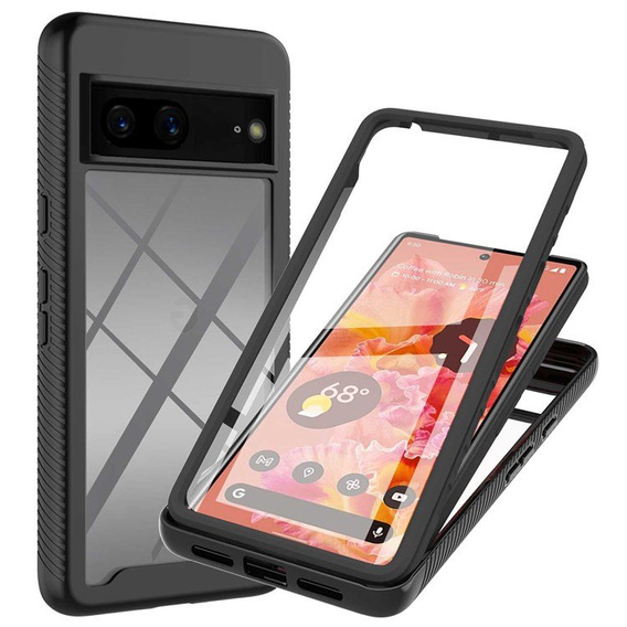 Pouzdro pro Google Pixel 7, Shockproof, s fólií, černé