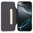 Pouzdro X-LEVEL pro iPhone 16 Pro, Magnetic Card Holder, hnědé