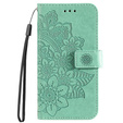 Klopové pouzdro pro Xiaomi Redmi 13C / Poco C65, Mandala Flower, zelené